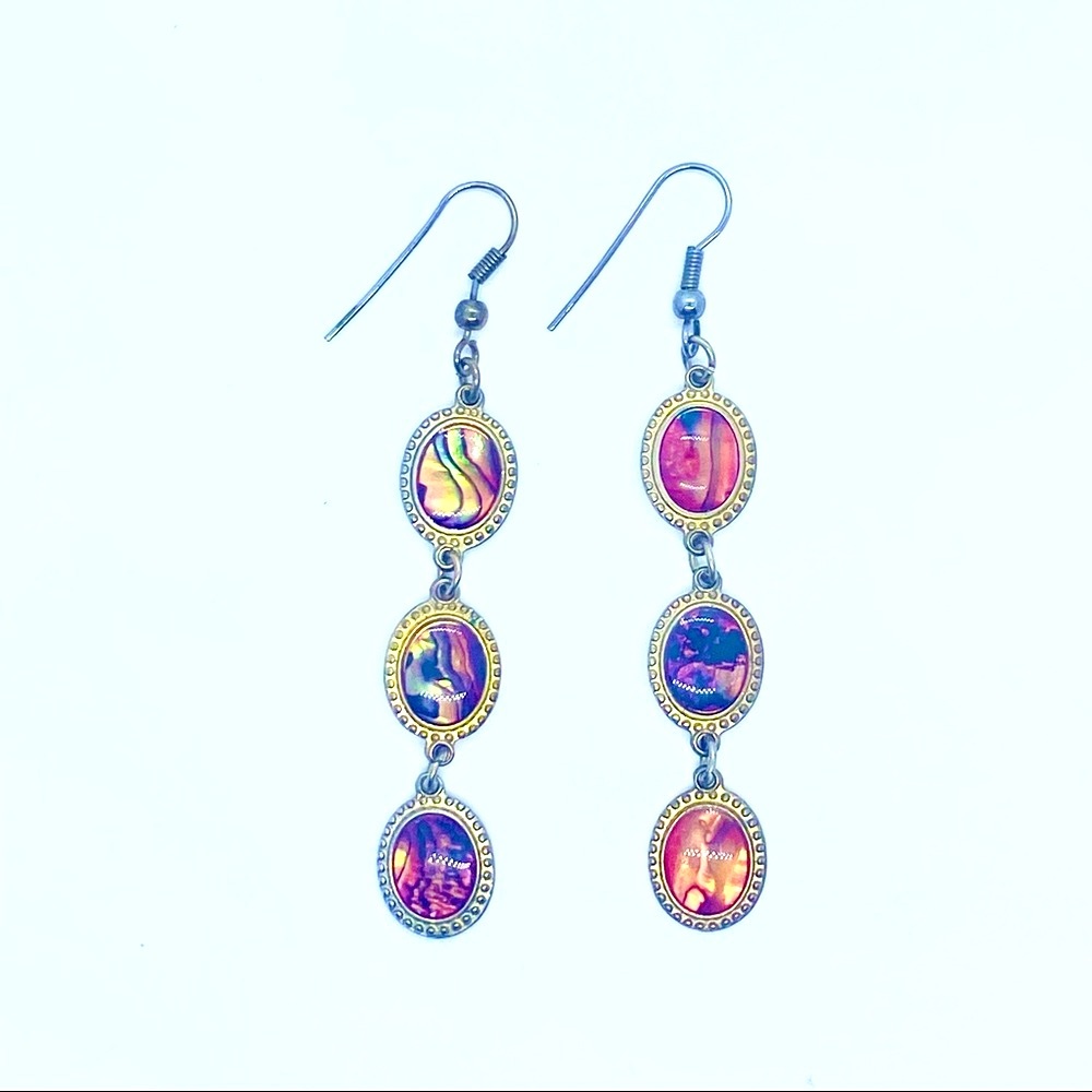 Multicolor Glass Dangle Earrings 🔥 3 for $20